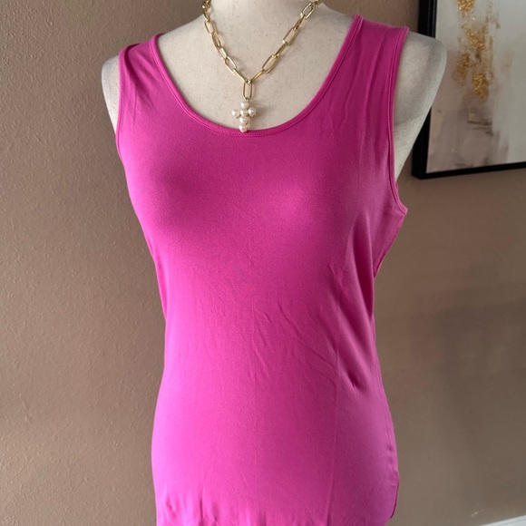 Pink Sleeveless Bodycon Midi Stretchy Dress - Picture 6 of 7